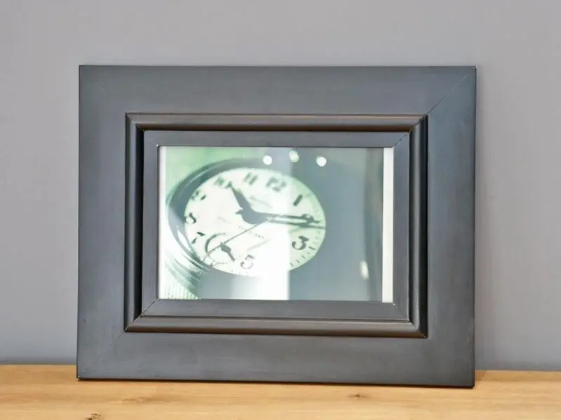 black vintage frame