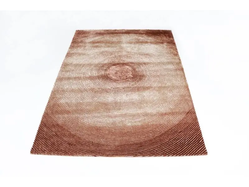 cut & loop beige rug 160 X 230 cm