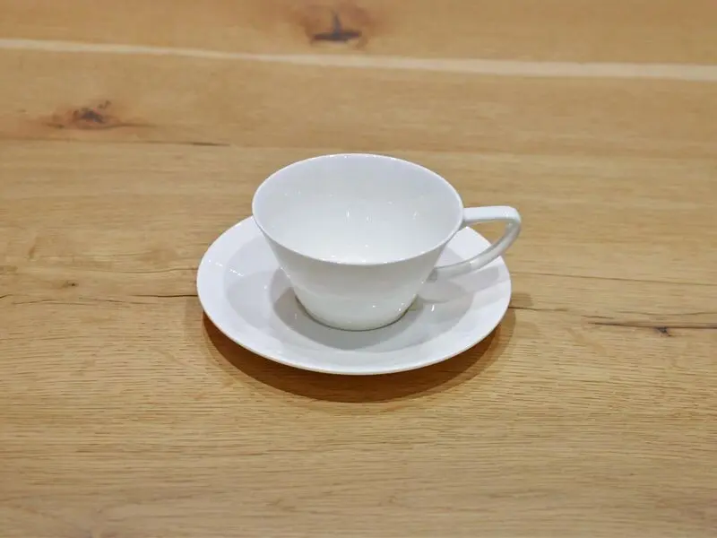 spiral tea cup and saucer