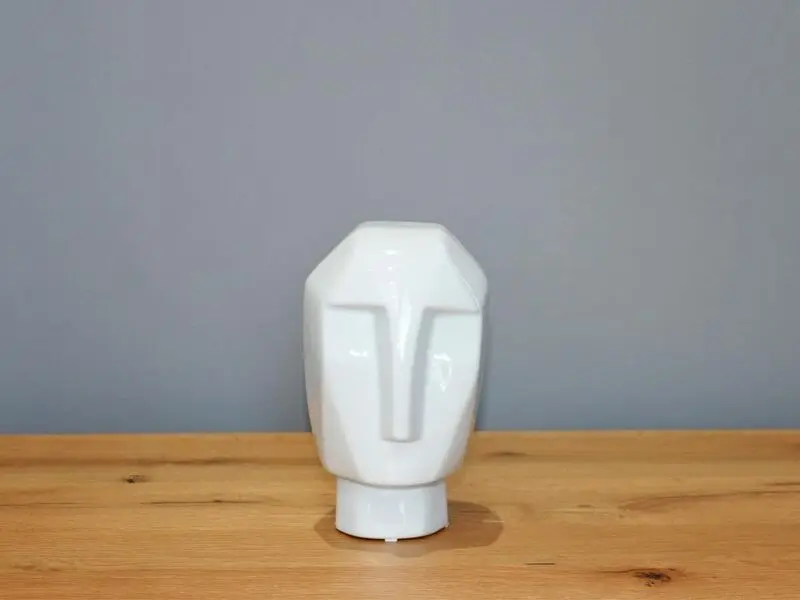 white figure