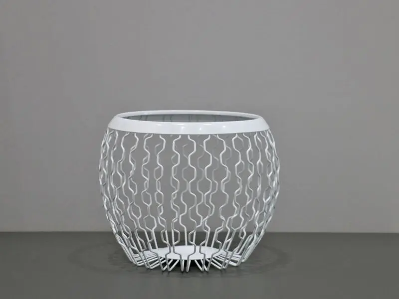 white fruit bowl