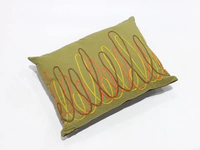 orange design cushion 35x45 cm