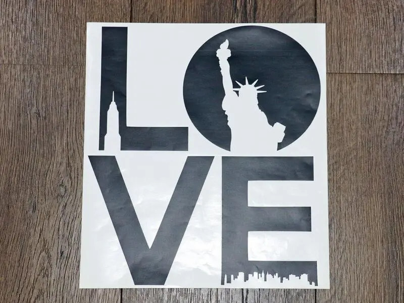 WALL PAPER 35CM*50CM - love