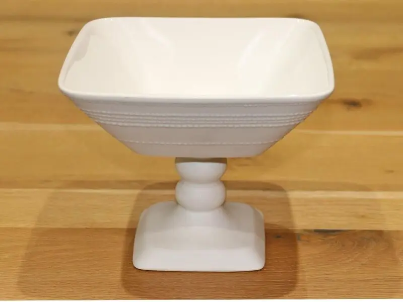 matte high raised fruit bowl 20cm