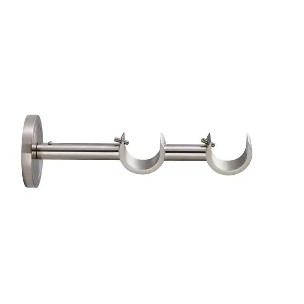 20YB027 - 28/28MM DOUBLE BRACKET - BRUSHED NICKEL