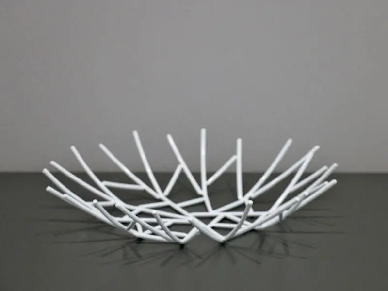 white low rise basket