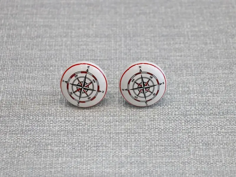 ceramic door knob compass