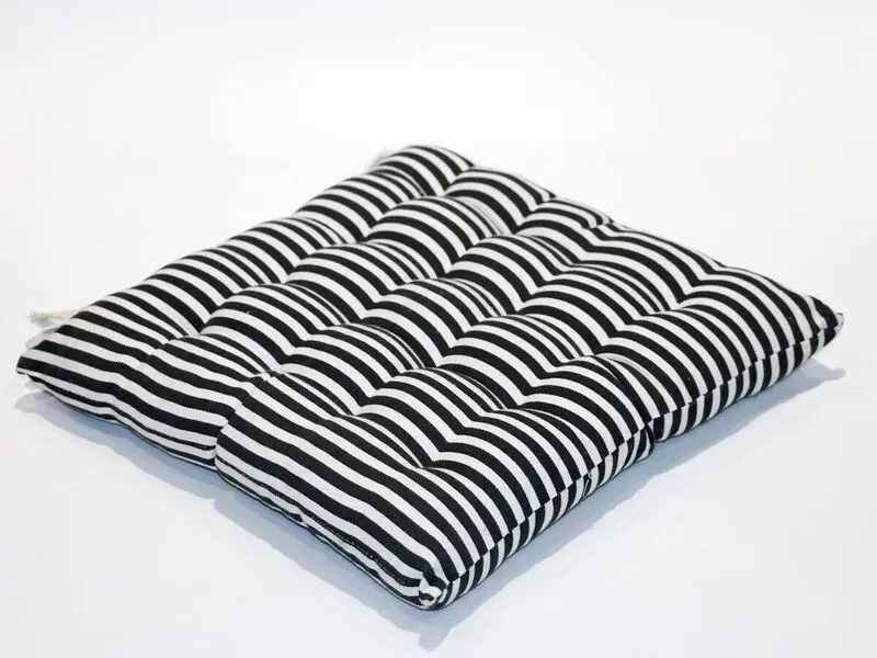 striped chair pad 40x40 cm