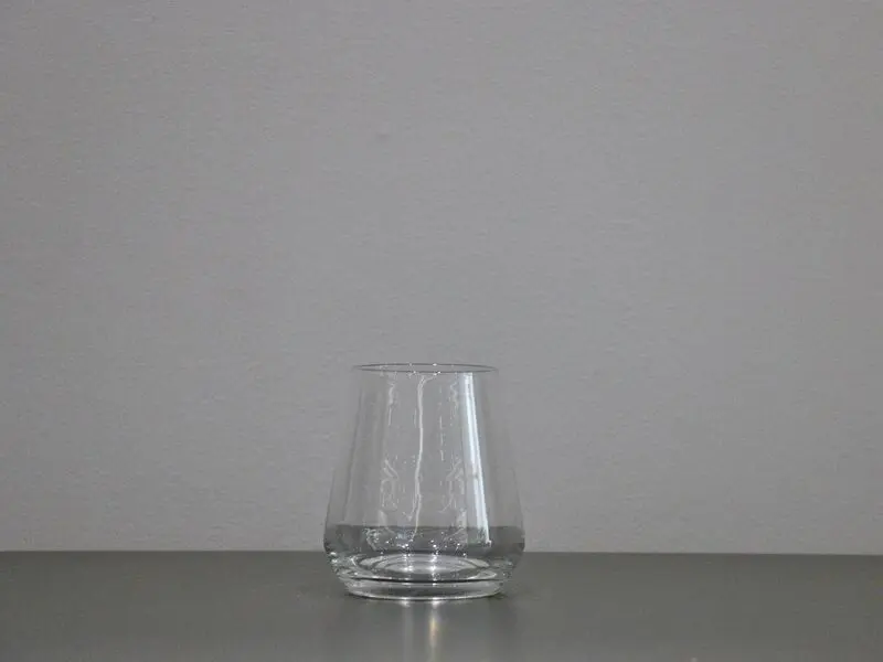 cone-shaped glass