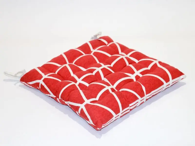 ethnic tangerine chair pad 40x40 cm
