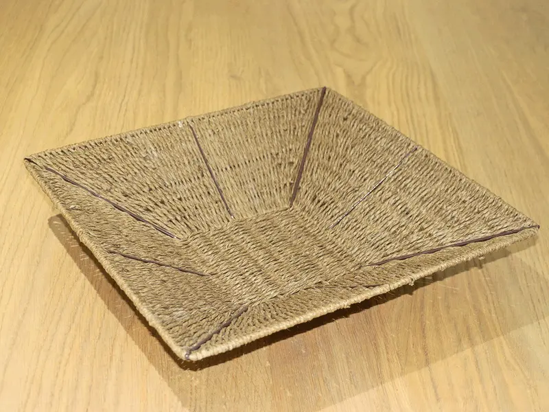 FLAT BASKET BROWN-01040973-BR