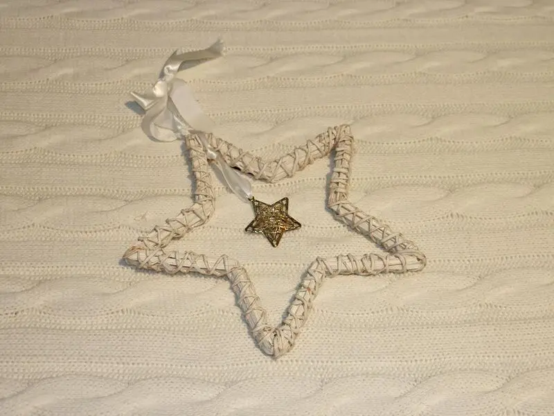 Star with ribbon and iron star