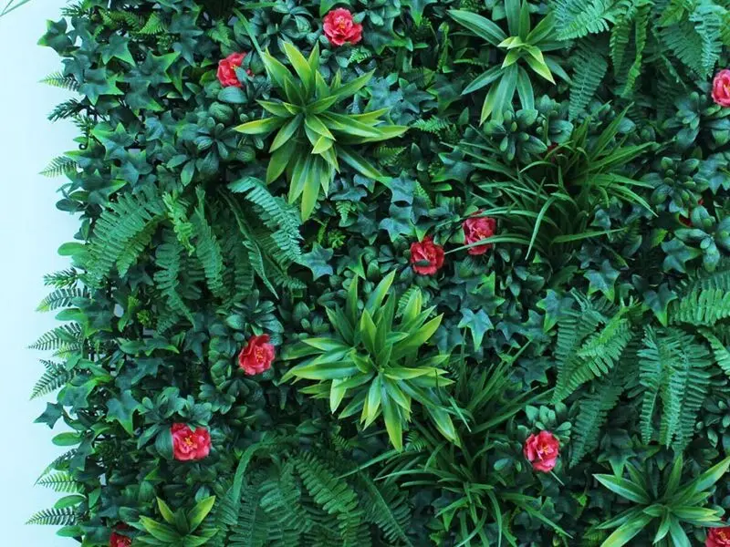 artificial flower panels 189001A 100x100cm