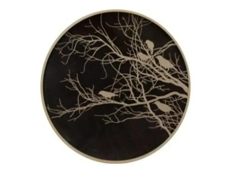 round handcraving black 100cm