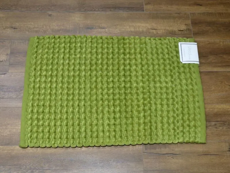 velvet bath mat moss 60x90cm