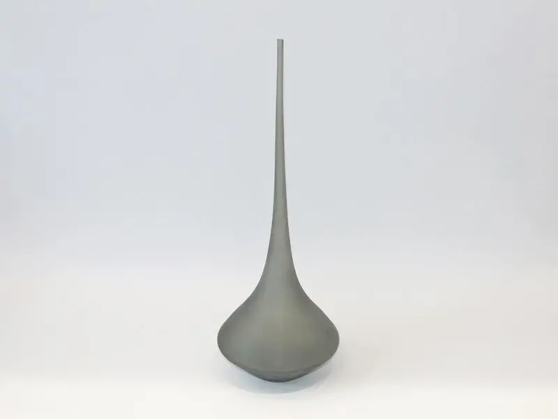 grey belly vase 59cm