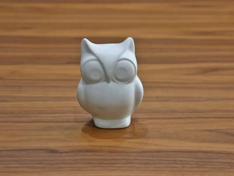 owl design ceramic decorative item