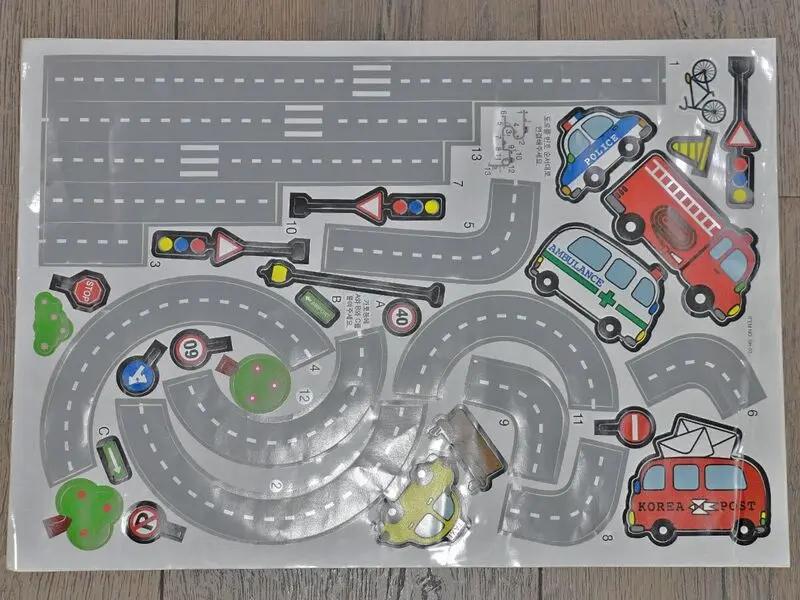 WALL PAPER 35CM*50CM- road car