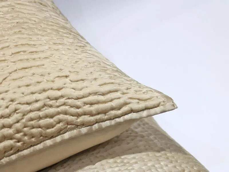 agata champaign silk quilt 220x240cm with two cushion covers