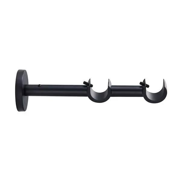 20YB027 - 19/19MM DOUBLE BRACKET - MATT BLACK