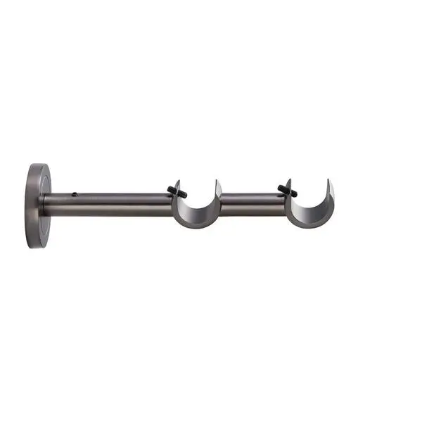 20YB027 - 19/19MM DOUBLE BRACKET - PEWTER