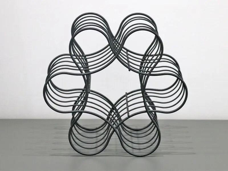 wine bottle rack in black iron