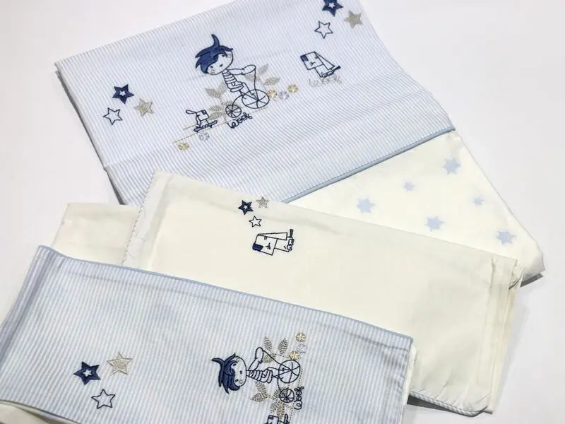 pique baby embroidery set good boy