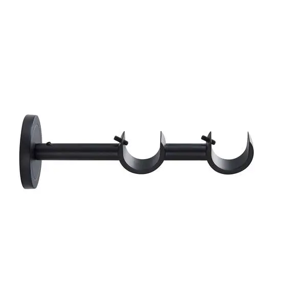 20YB027 - 28/28MM DOUBLE BRACKET - MATT BLACK