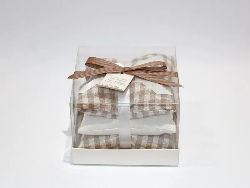 set of 3 scented brown bags
