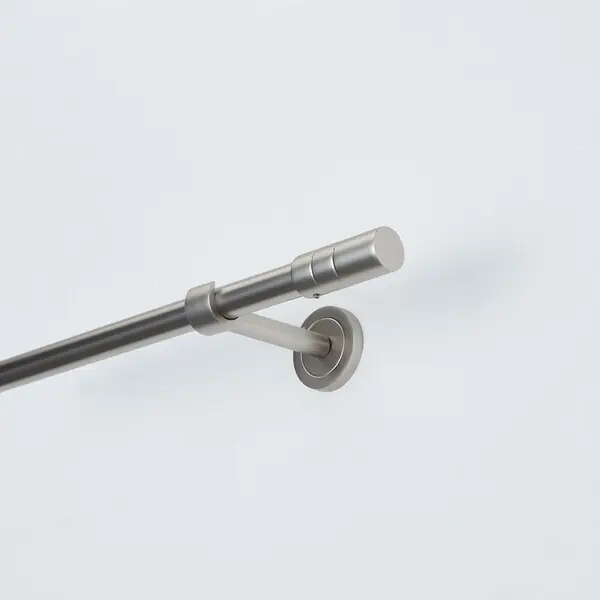 160-300CM SATIN NICKEL - small round pole - 16/19mm