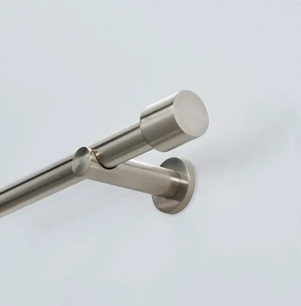 120-210CM BRUSHED NICKEL - Big Pole - 25/28mm