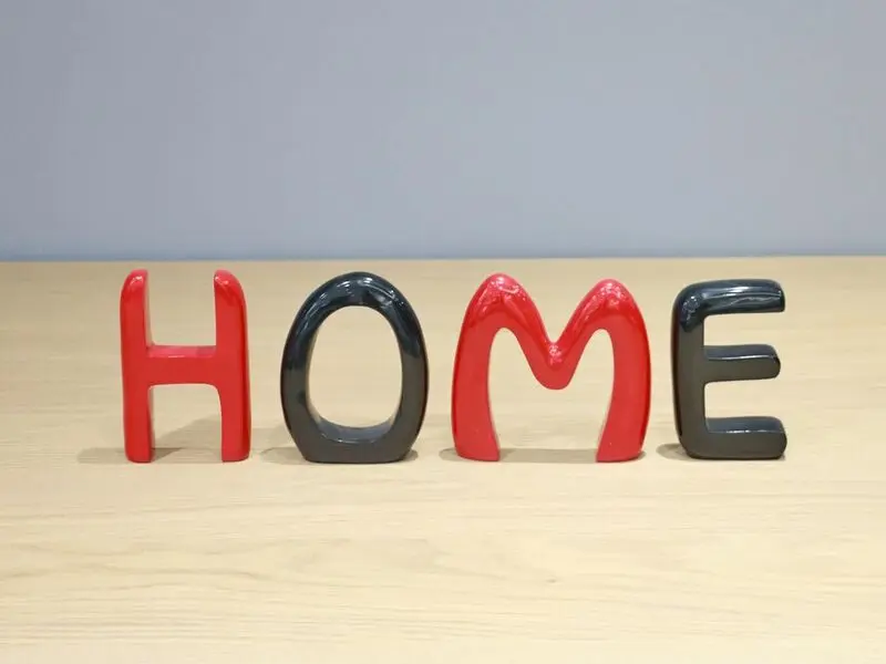 home lettering decor