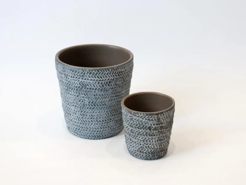 brown vintage pot L
