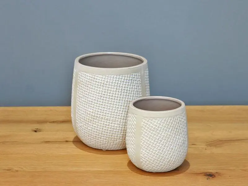 mat offwhite pot L