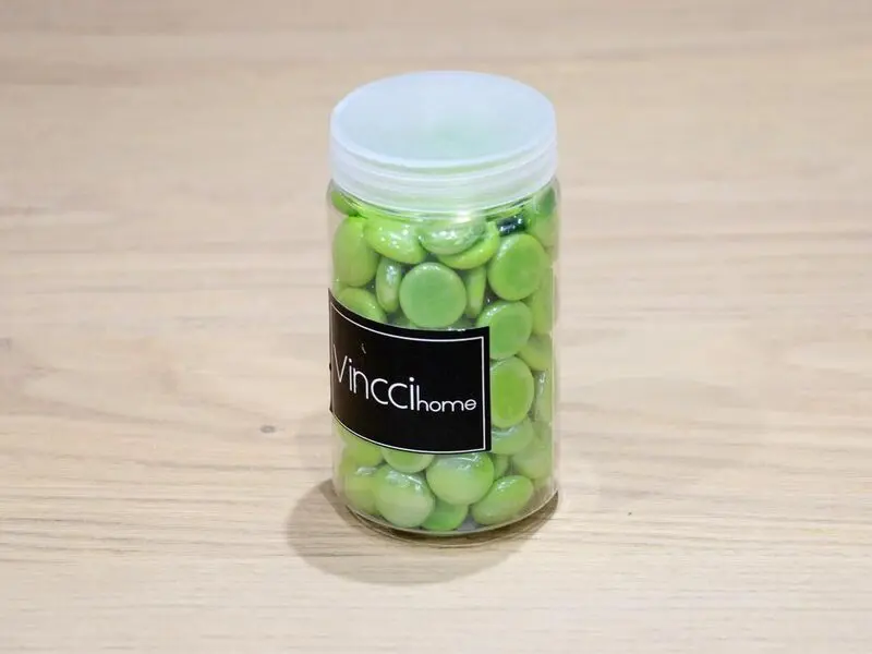 green glass nuggets 500g/jar