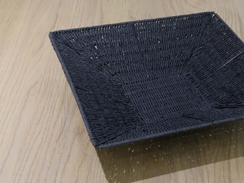 FLAT BASKET BLACK-01040973-B