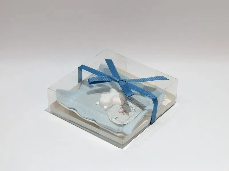 scented blue bag with bear