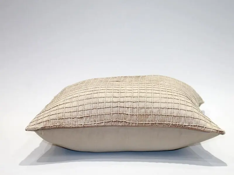 beige cushion cover velvet 60x60 cm