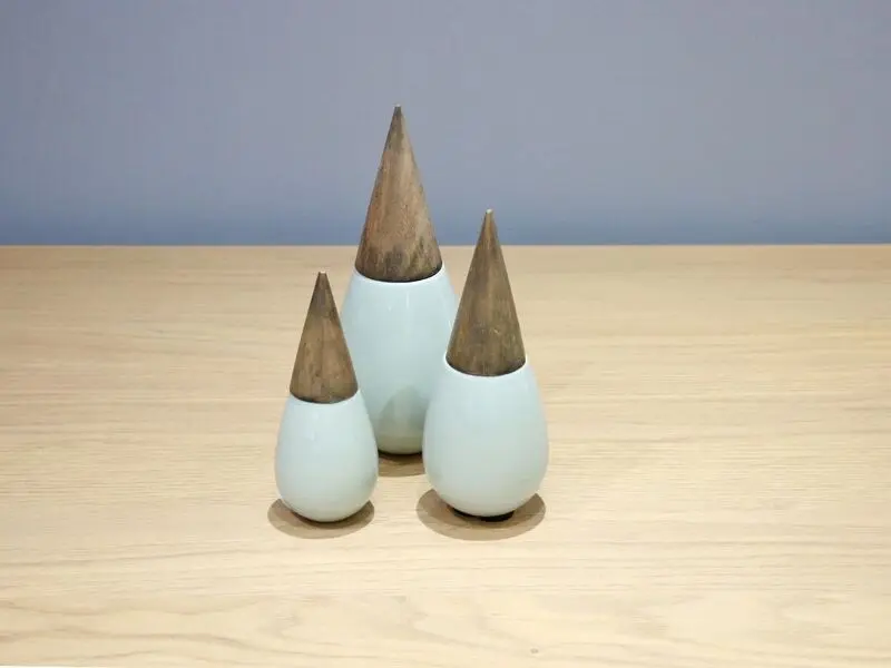 powder blue table decoration large