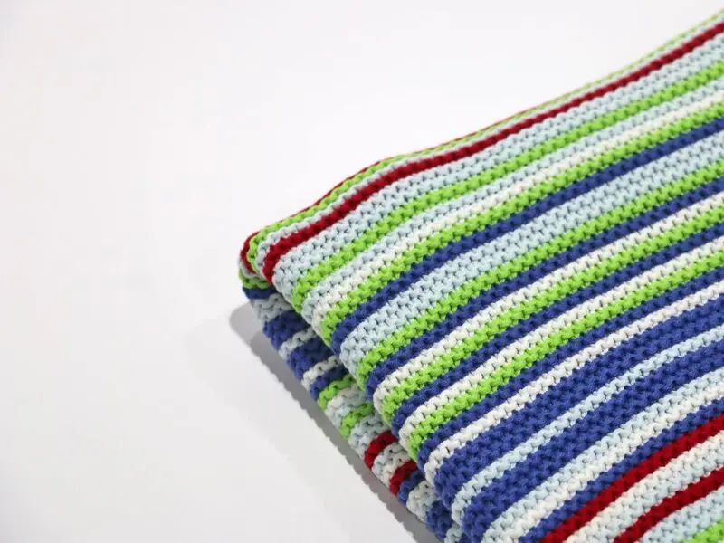 cable knit baby blanket