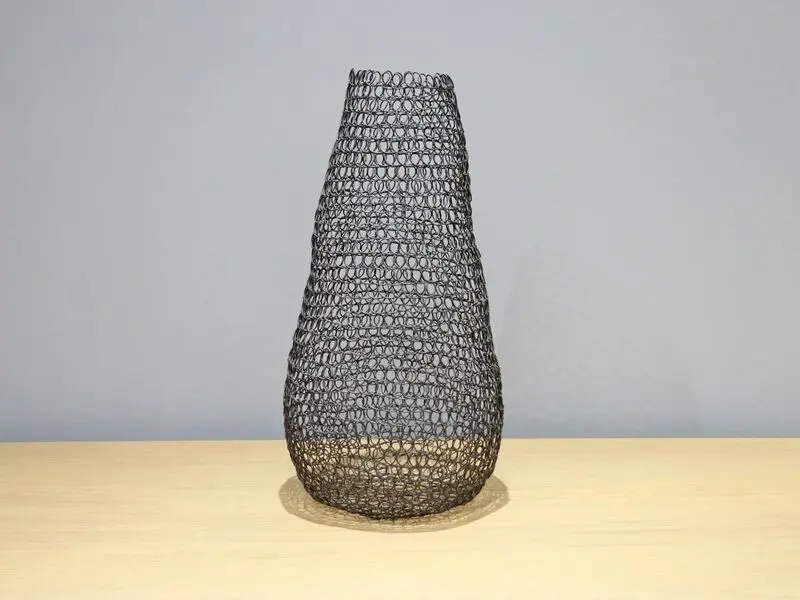 metal design long vase