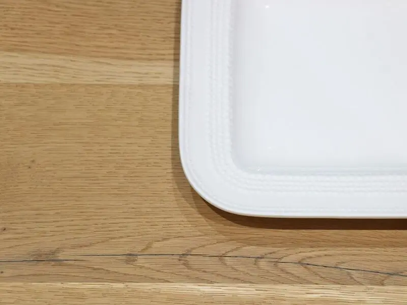 matte square dinner plate 22cm