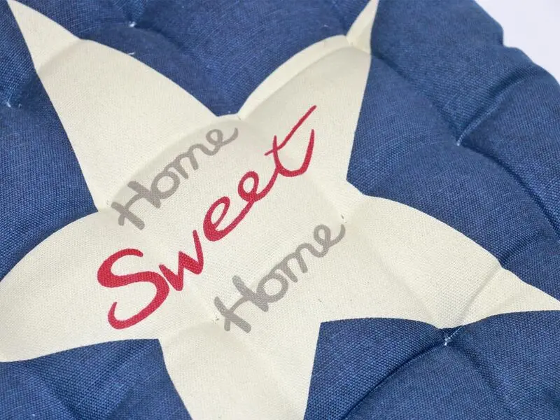 home sweet home chair pad 40x40 cm