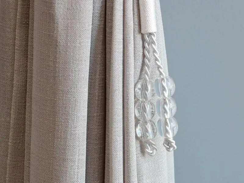 tansparent balls curtain accessories