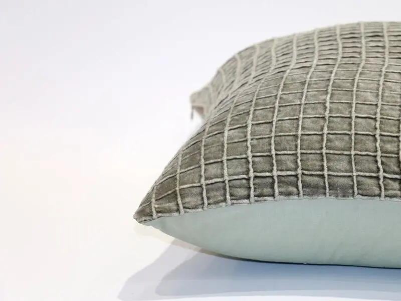 green cushion cover velvet 60x60 cm