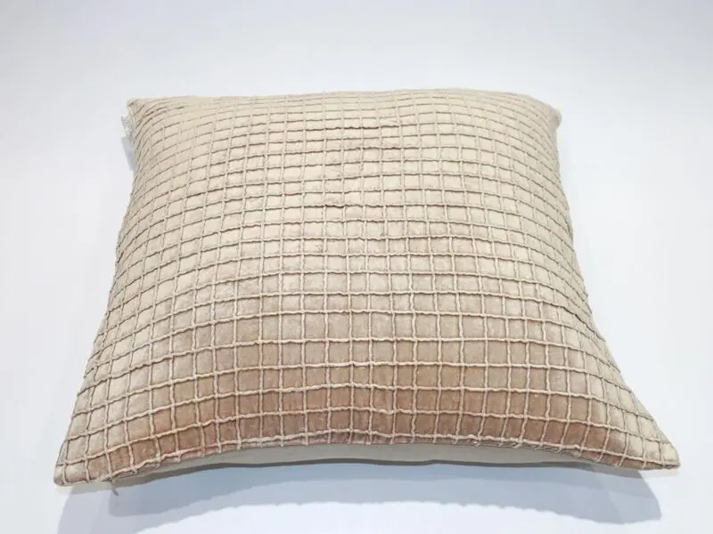 beige cushion cover velvet 60x60 cm