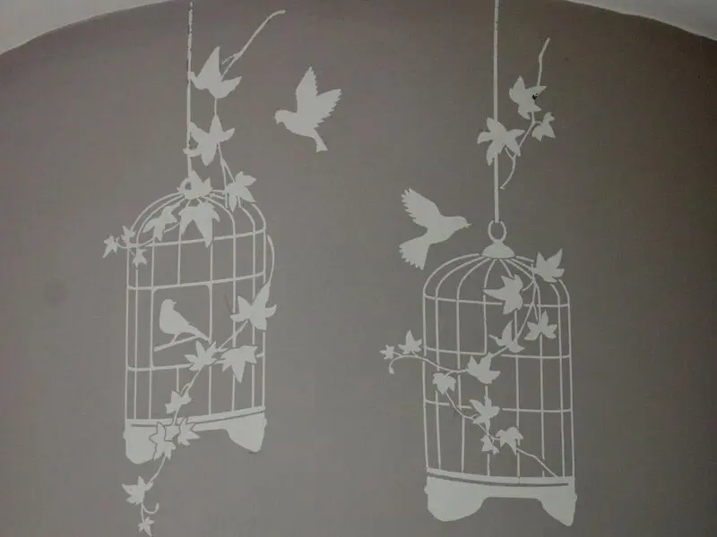 WALL PAPER 35CM*50CM- cage