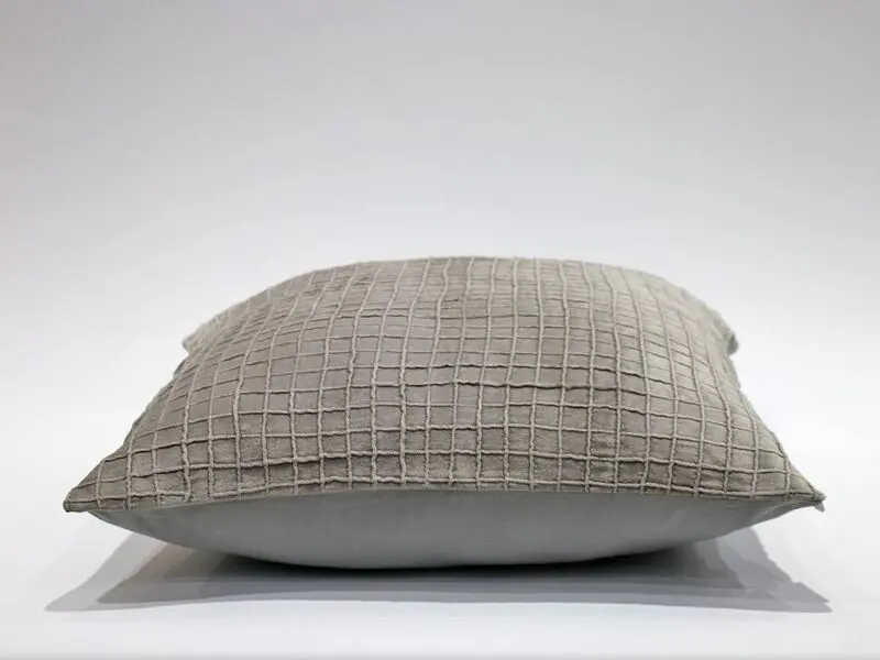 grey cushion cover velvet 60x60 cm