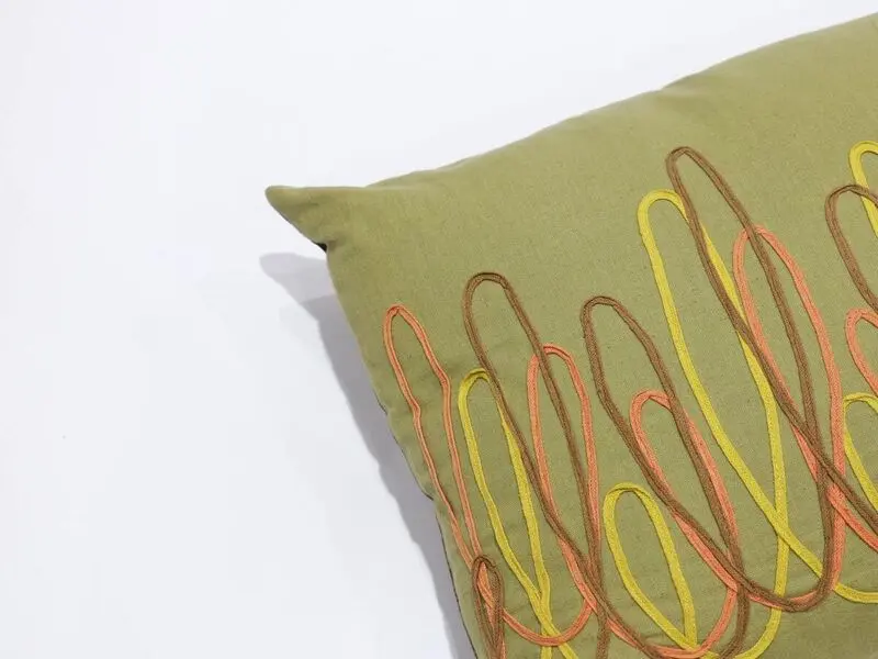 orange design cushion 35x45 cm