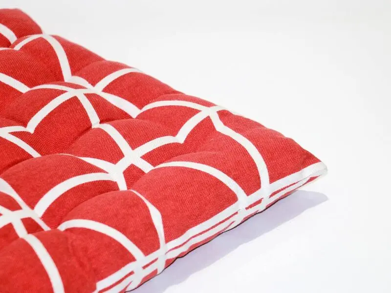 ethnic tangerine chair pad 40x40 cm